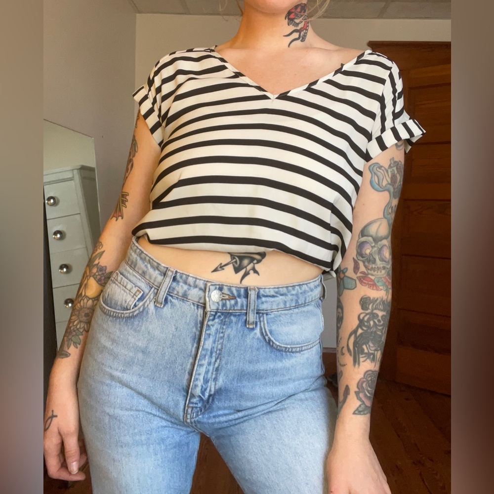 Silky express stripped shirt